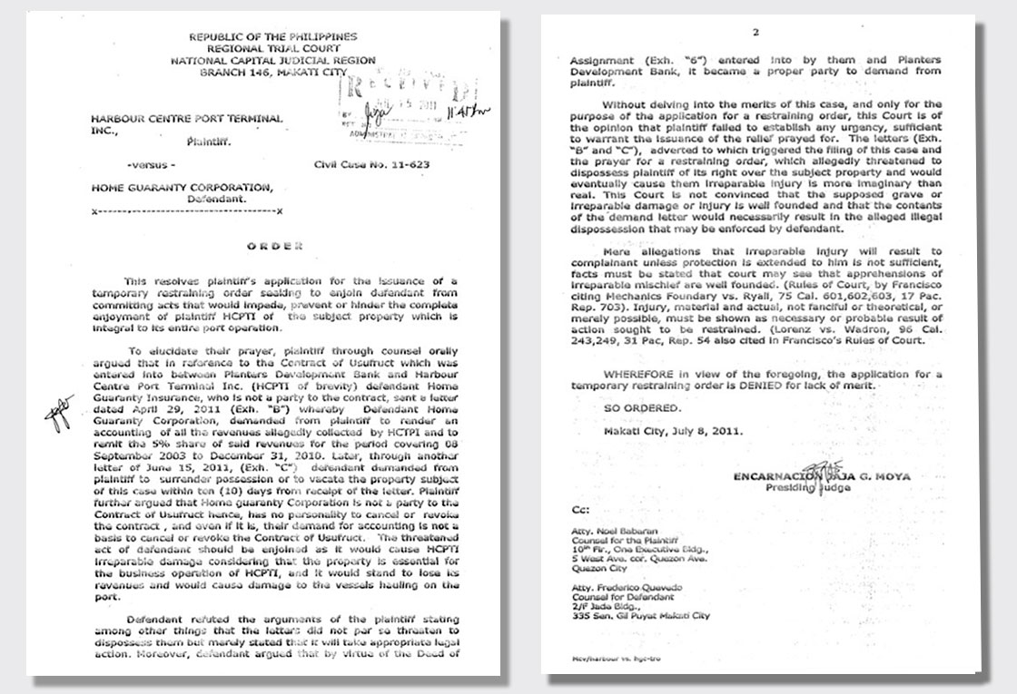 the court decision